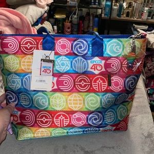 Disney parks Harvey’s Epcot 40th anniversary seatbelt tote